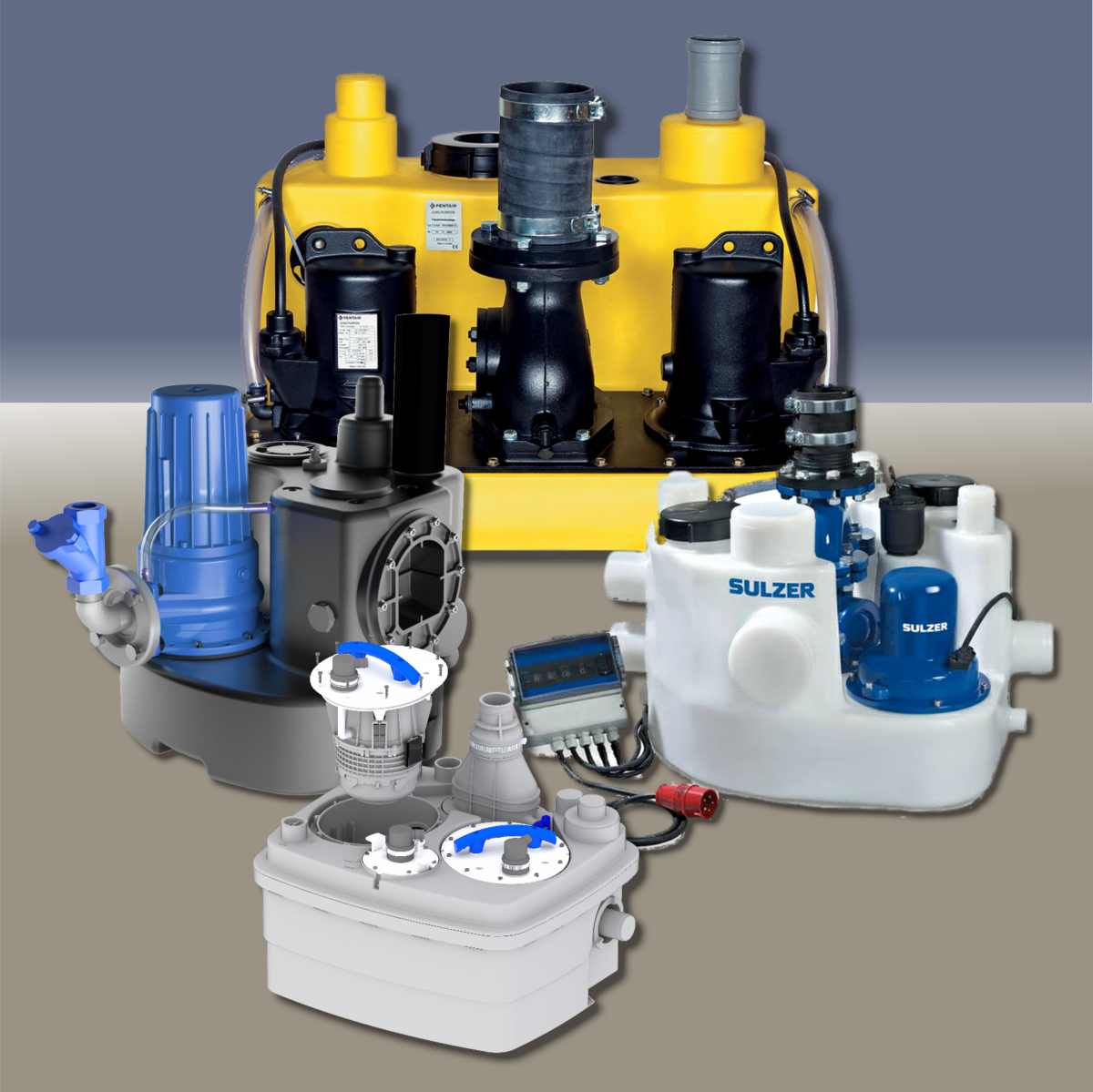 Sewage Pump System (Floor Mounted) The Efflu Range